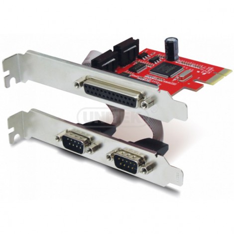 CARD PCI 1X TO COM 25 + COM 9 Unitek Y7508