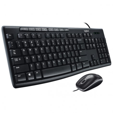 Keyboard + Mouse LOGITECH MK200