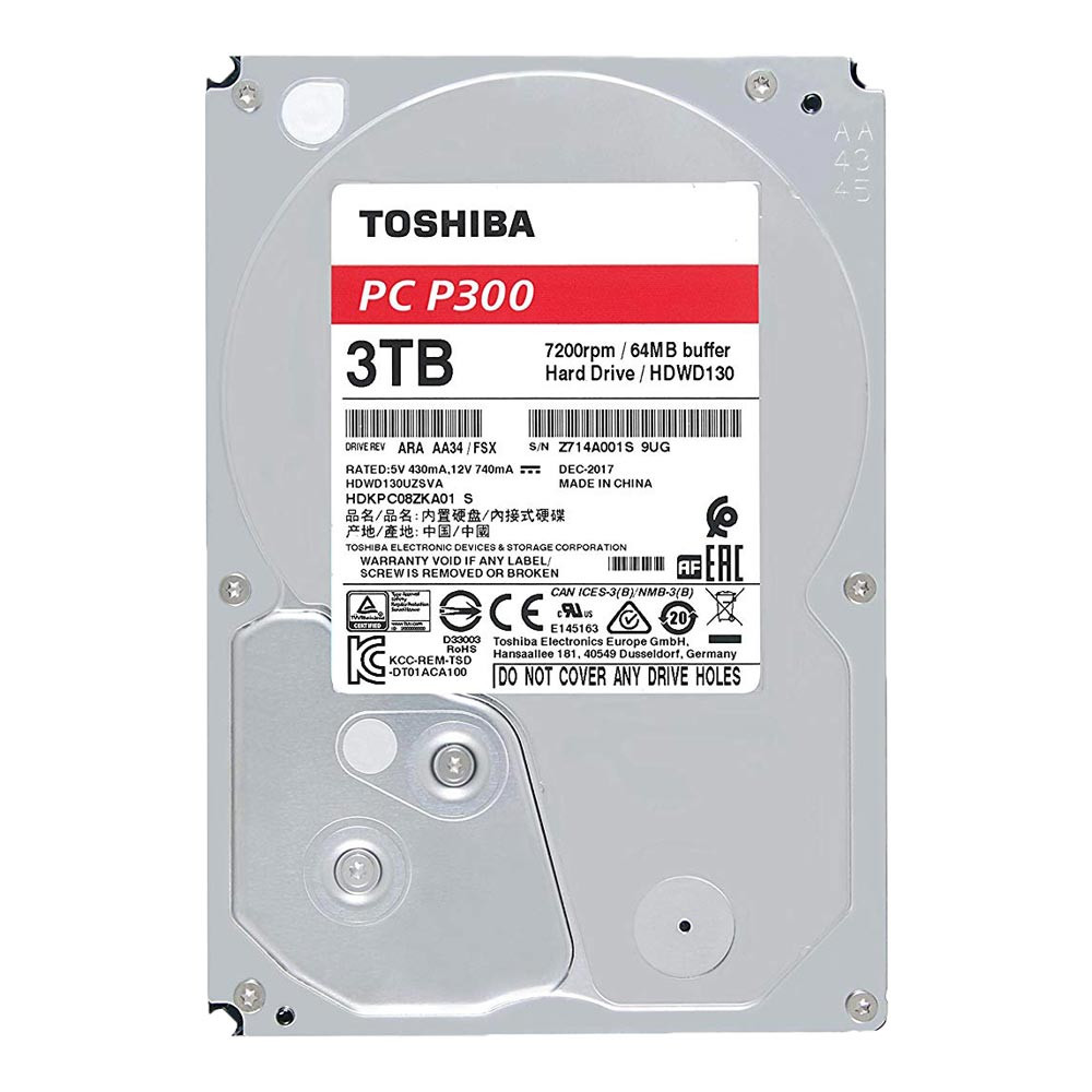 Ổ cứng HDD Toshiba 3TB 3.5" SATA 3