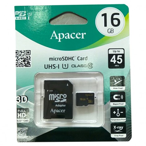 Thẻ nhớ 16GB Micro-SD Apacer