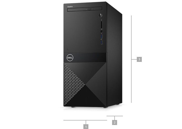 PC Dell Vostro 3470 ST (i3 8100/4GB/1TB/Win10) (STI31508W-4G-1T)