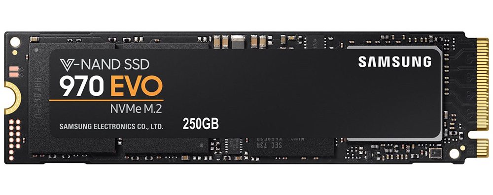 SSD Samsung 970 EVO 250GB NVMe M.2 (Mz-V7E250BW)