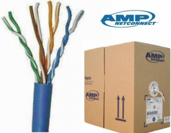 Cable mạng AMP Cat 6 thùng 305m