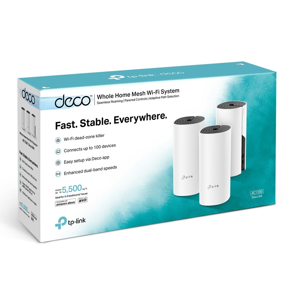 Hệ thống Wifi TP-Link AC1200 Deco M4(3-Pack)