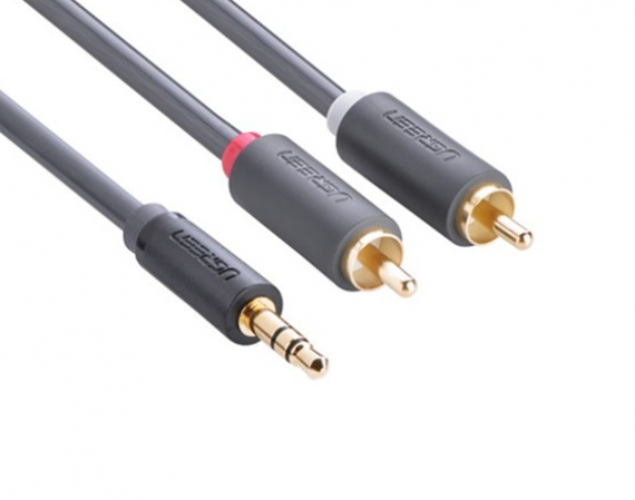 CABLE Audio 3.5mm-> 2 RCA Ugreen 2m (10510)