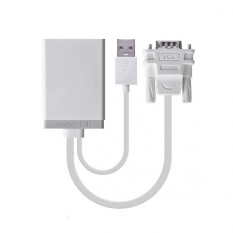 Dây chuyển đổi VGA+Audio ra HDMI Ugreen 40235