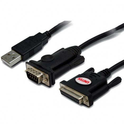 Cáp USB 2.0 -> Com RS 232 Unitek (Y-107)