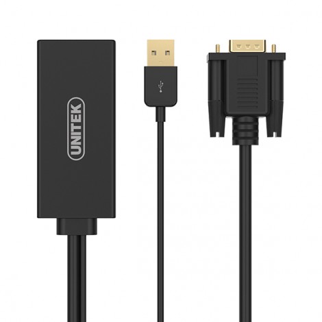 Cable VGA K+USB Audio-> HDMI L Unitek (Y-8711)