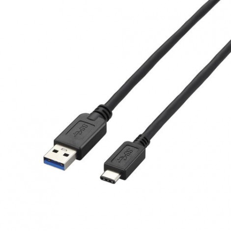 Dây cáp USB 2.0 đầu ra USB Type C Elecom U2C-AC10BK